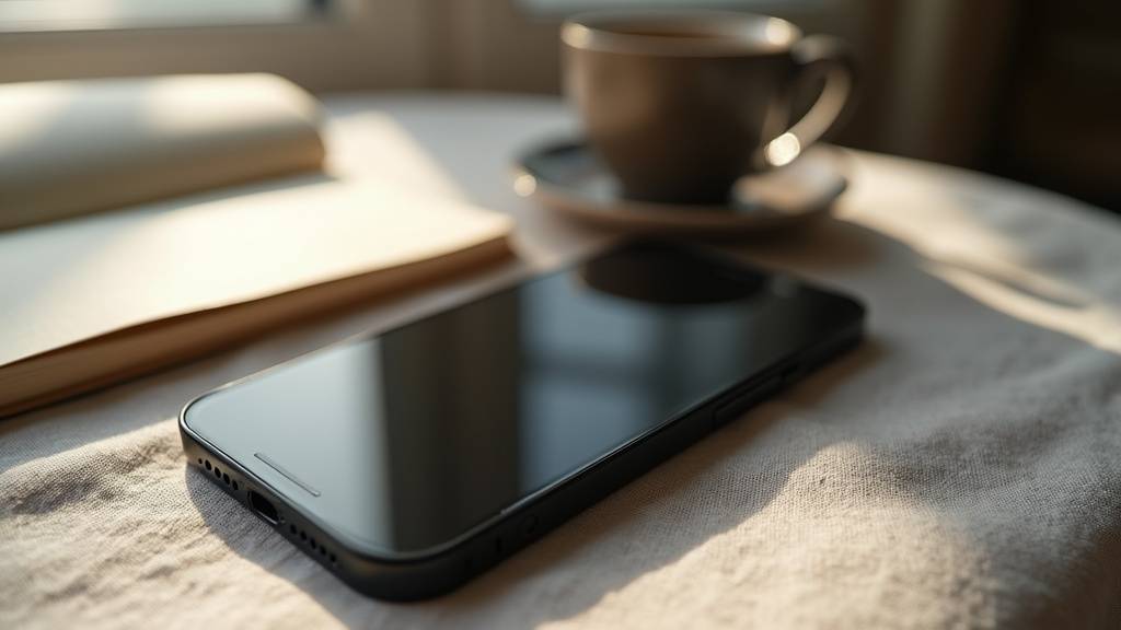 Détail du design de l'iPhone 12 Pro Max avec ses bords plats et son verre Ceramic Shield